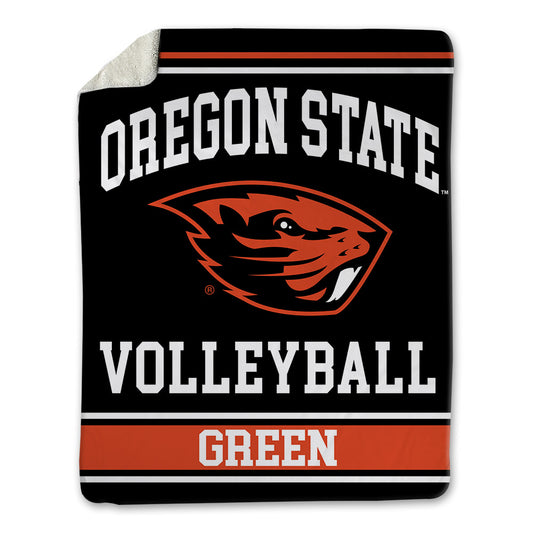 Oregon State - NCAA Women's Volleyball : Cheyenne Green - Blanket-0