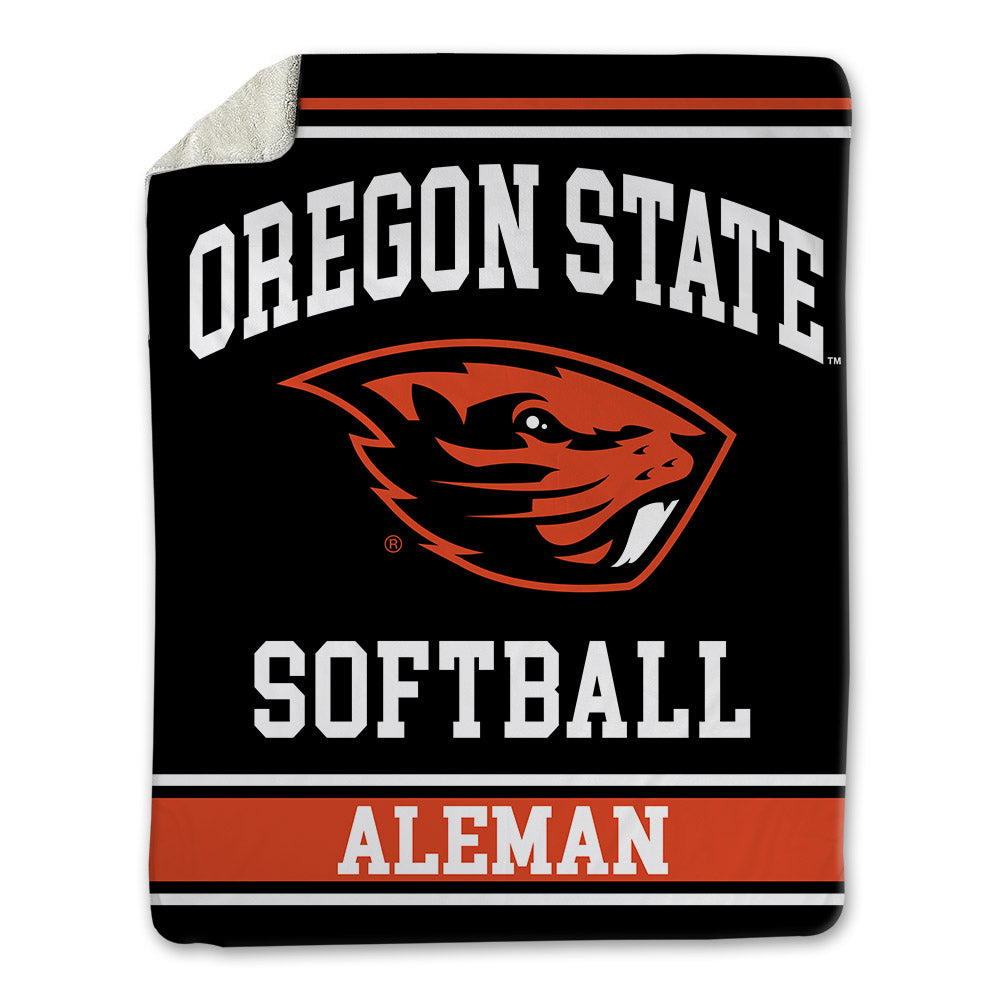Oregon State - NCAA Softball : Kimberlee Aleman - Blanket-0