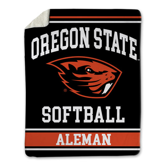 Oregon State - NCAA Softball : Kimberlee Aleman - Blanket-0
