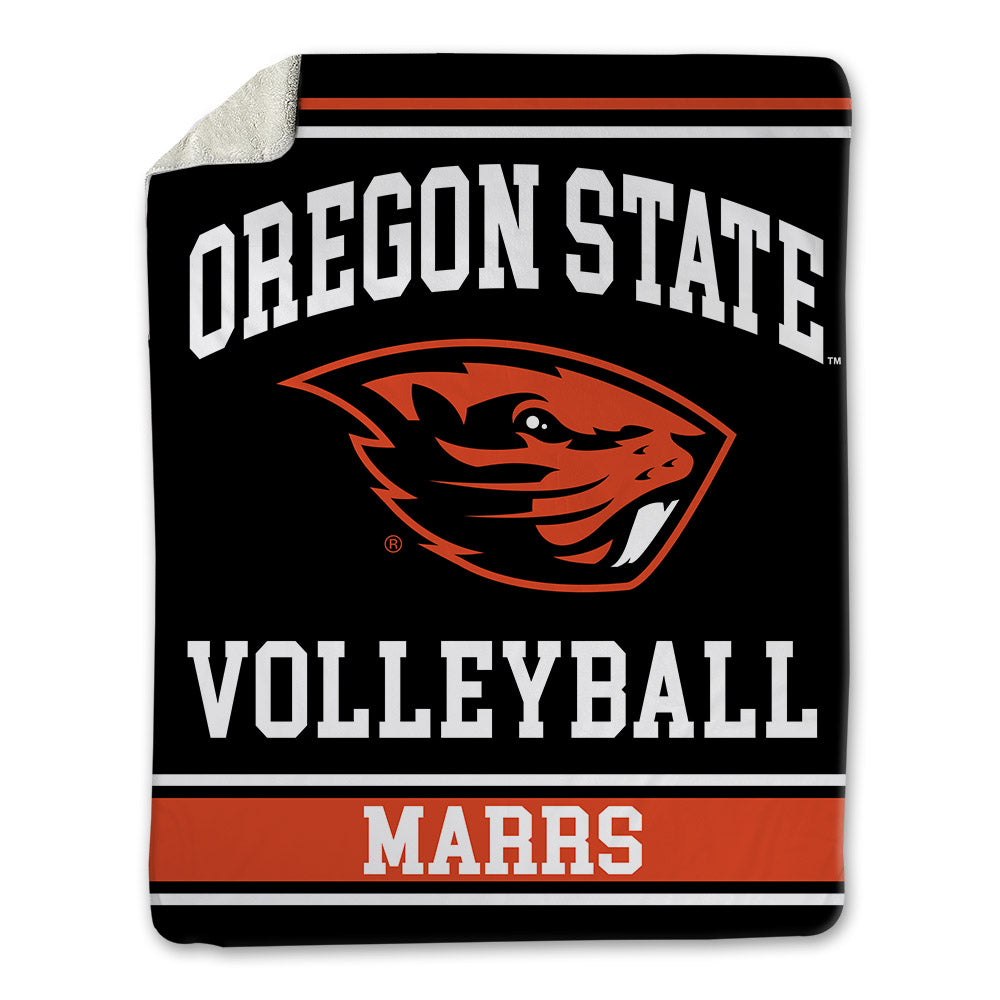 Oregon State - NCAA Women's Volleyball : Alana Marrs - Blanket-0