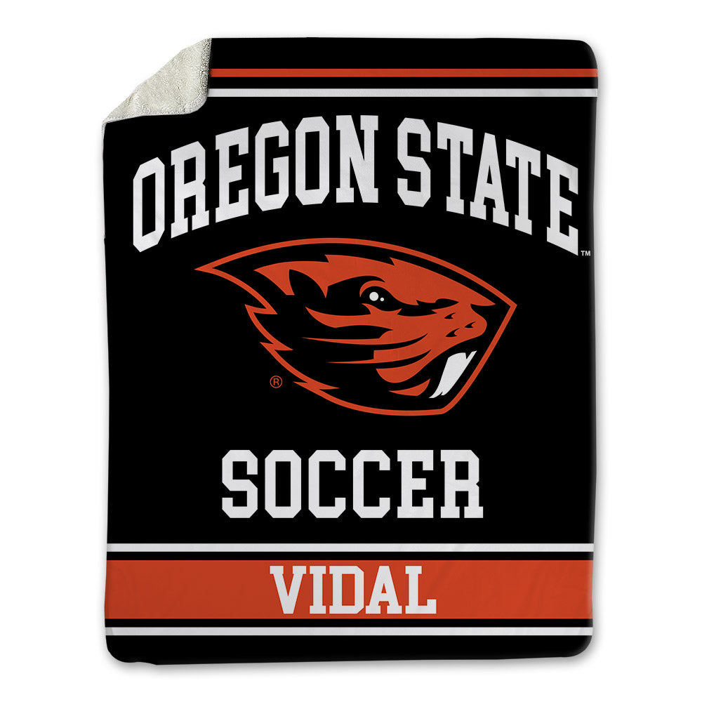 Oregon State - NCAA Men's Soccer : Oriol Vidal - Blanket-0