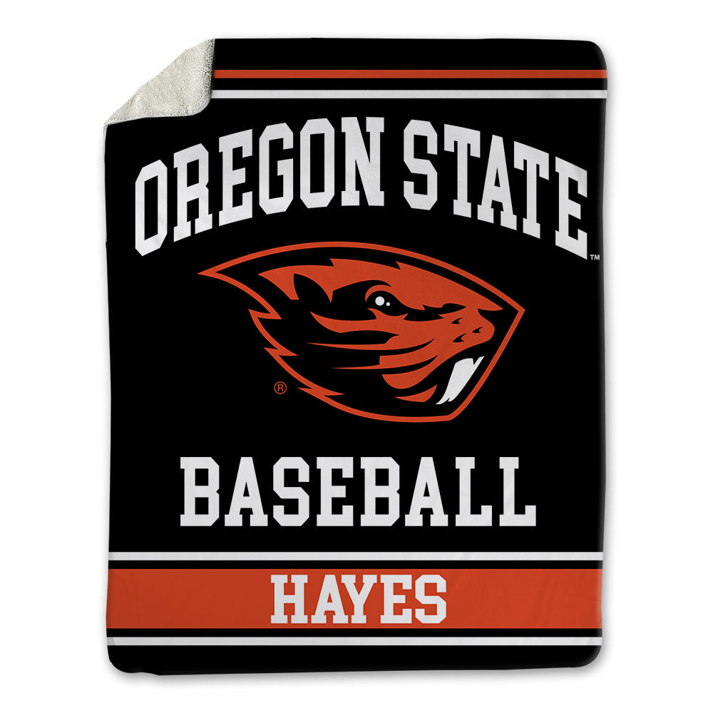 Oregon State - NCAA Baseball : Nyan Hayes - Blanket-0