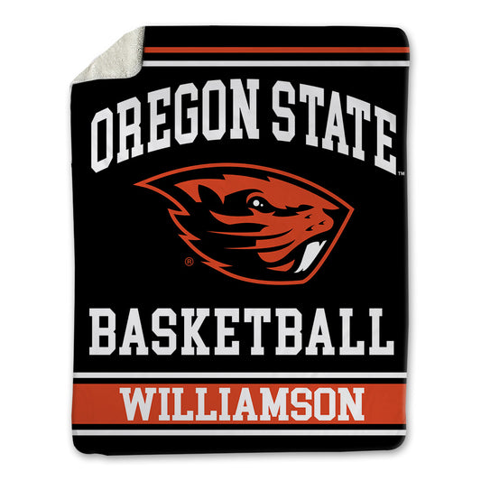 Oregon State - NCAA Women's Basketball : Lizzy Williamson - Blanket-0