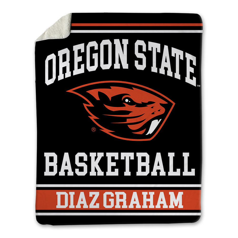 Oregon State - NCAA Men's Basketball : Jorge Diaz Graham - Blanket-0