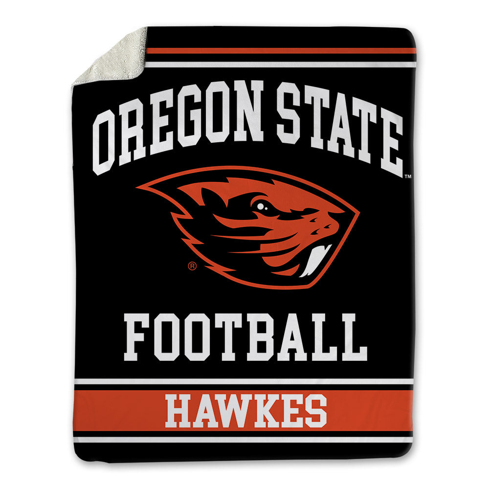 Oregon State - NCAA Football : Adam Hawkes - Blanket-0