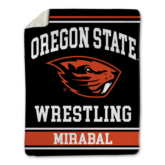Oregon State - NCAA Wrestling : Moses Mirabal - Blanket-0