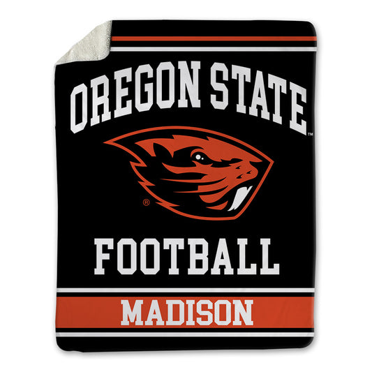 Oregon State - NCAA Football : David Madison - Blanket-0