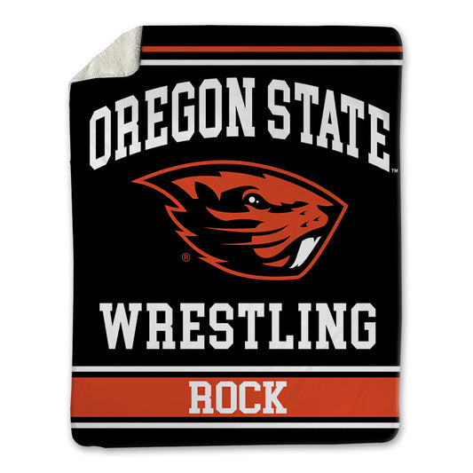 Oregon State - NCAA Wrestling : keller rock - Blanket-0