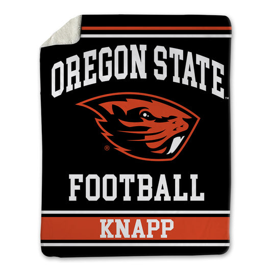Oregon State - NCAA Football : Logan Knapp - Blanket-0