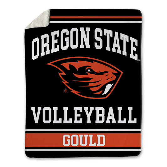 Oregon State - NCAA Women's Volleyball : Bridget Gould - Blanket-0