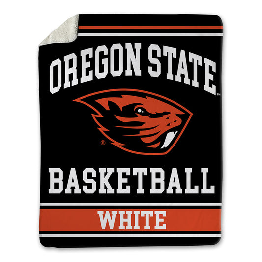 Oregon State - NCAA Men's Basketball : Desmond White - Blanket-0