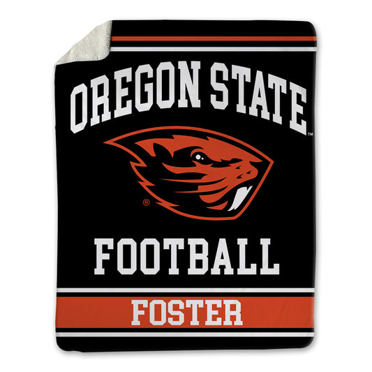 Oregon State - NCAA Football : Dexter Foster - Blanket-0