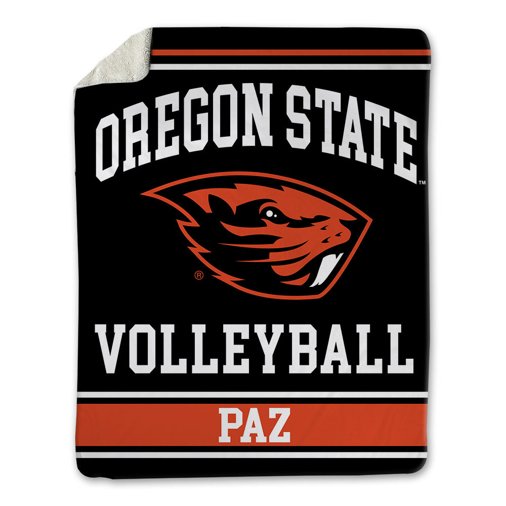 Oregon State - NCAA Women's Volleyball : Alondra Paz - Blanket-0