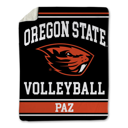 Oregon State - NCAA Women's Volleyball : Alondra Paz - Blanket-0