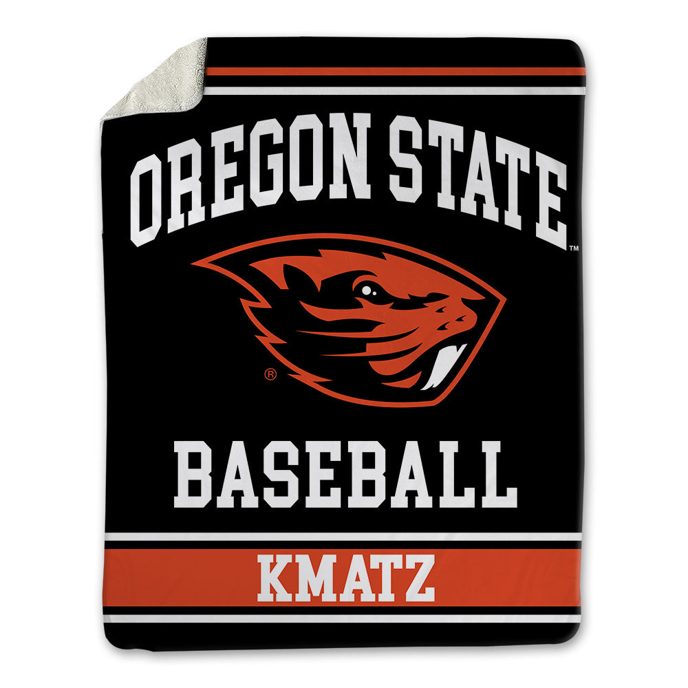 Oregon State - NCAA Baseball : Zach Kmatz - Blanket-0