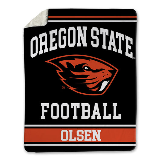 Oregon State - NCAA Football : Eric Olsen - Blanket-0