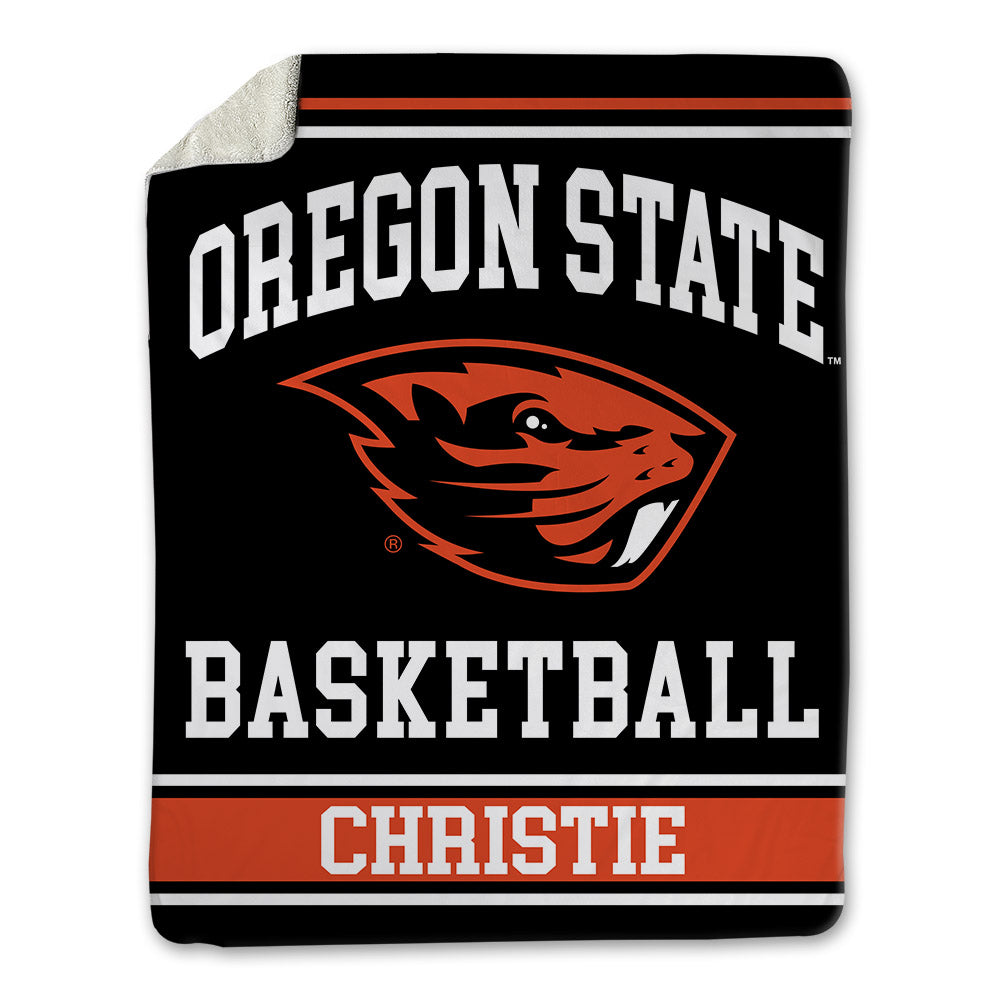 Oregon State - NCAA Men's Basketball : Malcolm Christie - Blanket-0