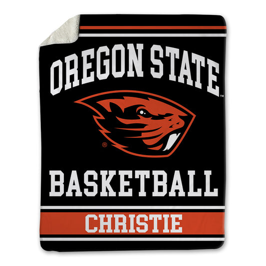 Oregon State - NCAA Men's Basketball : Malcolm Christie - Blanket-0