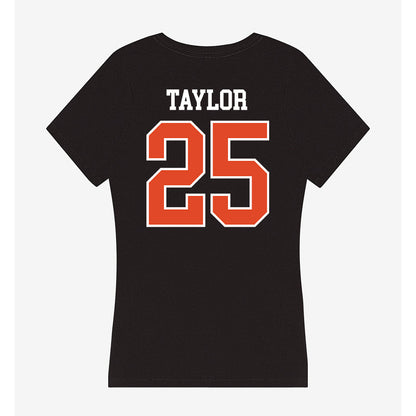 Oregon State - NCAA Football : Nikko Taylor - Women's V-Neck T-Shirt-1
