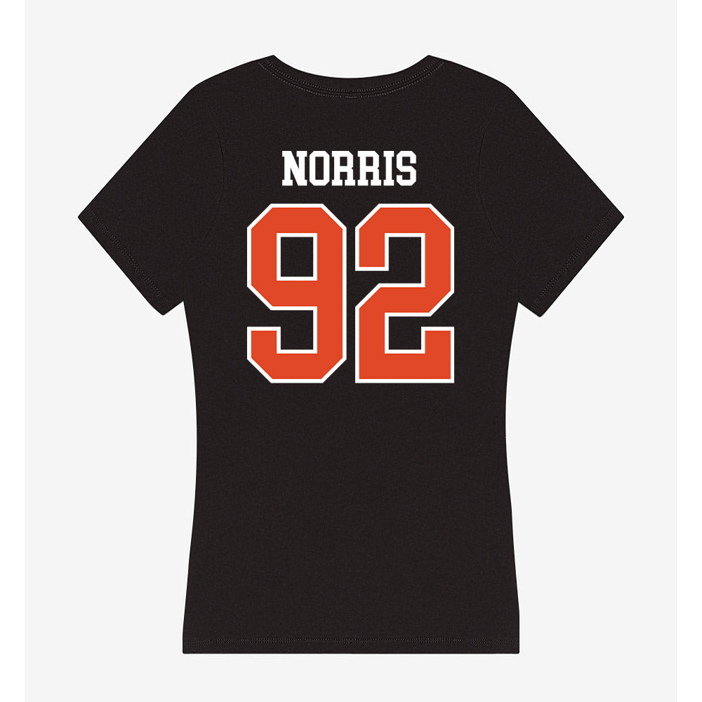 Oregon State - NCAA Football : Nick Norris - Women's V-Neck T-Shirt-1