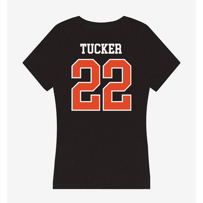 Oregon State - NCAA Football : Jalil Tucker - Women's V-Neck T-Shirt-1