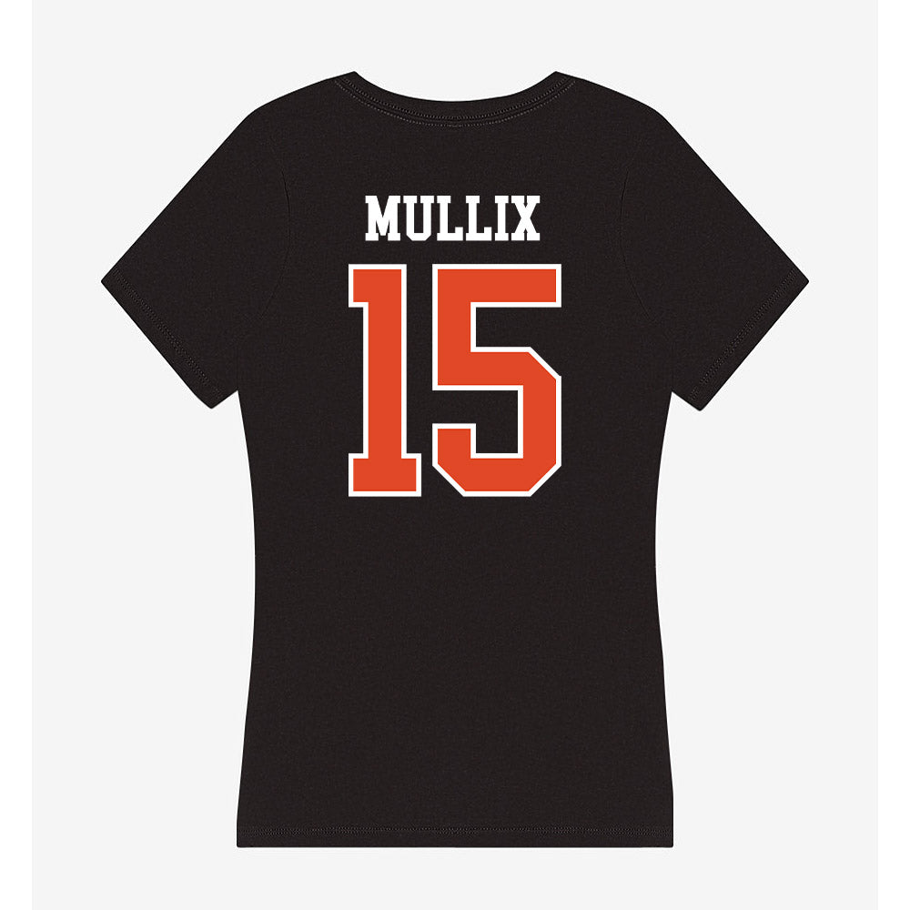 Oregon State - NCAA Football : Tahjae Mullix - Women's V-Neck T-Shirt-1