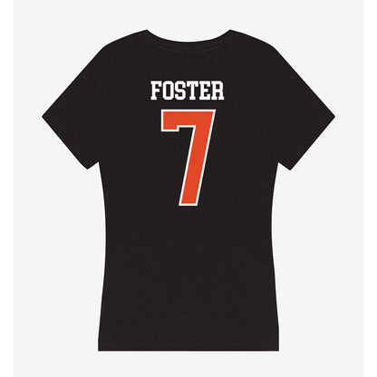 Oregon State - NCAA Football : Dexter Foster - Women's V-Neck T-Shirt-1