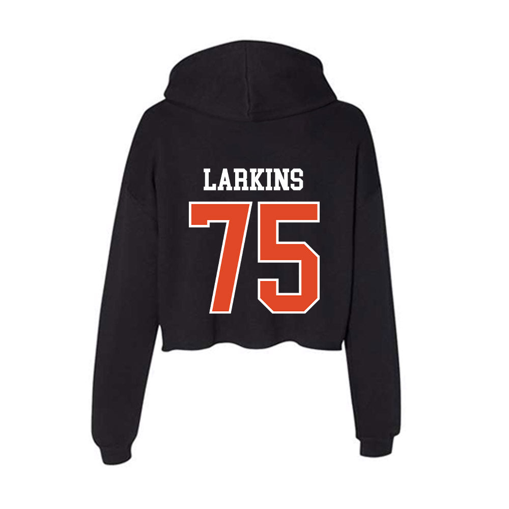 Oregon State - NCAA Football : William Larkins - Women's Crop Fleece Hoodie-1