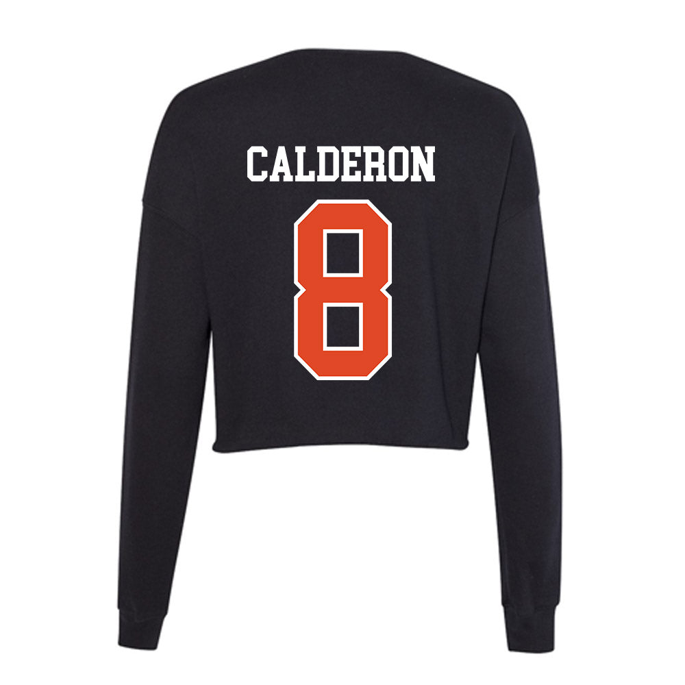 Oregon State - NCAA Women's Soccer : Isa Calderon - Women's Cropped Crew Fleece-1