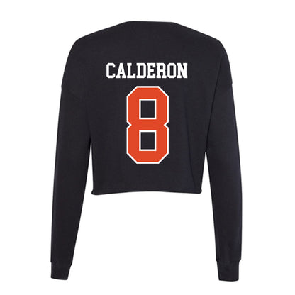 Oregon State - NCAA Women's Soccer : Isa Calderon - Women's Cropped Crew Fleece-1
