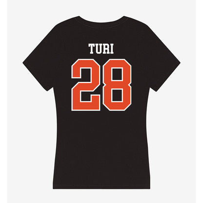 Oregon State - NCAA Women's Soccer : Megin Turi - Women's V-Neck T-Shirt-1