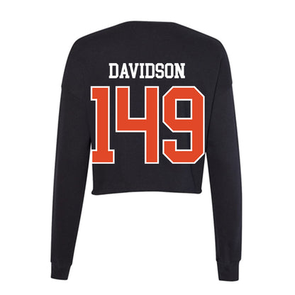 Oregon State - NCAA Wrestling : Koy Davidson - Women's Cropped Crew Fleece-1