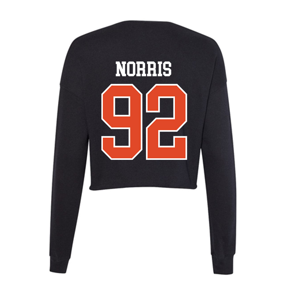 Oregon State - NCAA Football : Nick Norris - Women's Cropped Crew Fleece-1