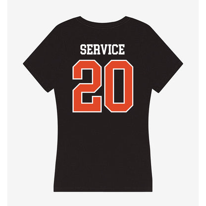 Oregon State - NCAA Women's Soccer : Sawyer Service - Women's V-Neck T-Shirt-1