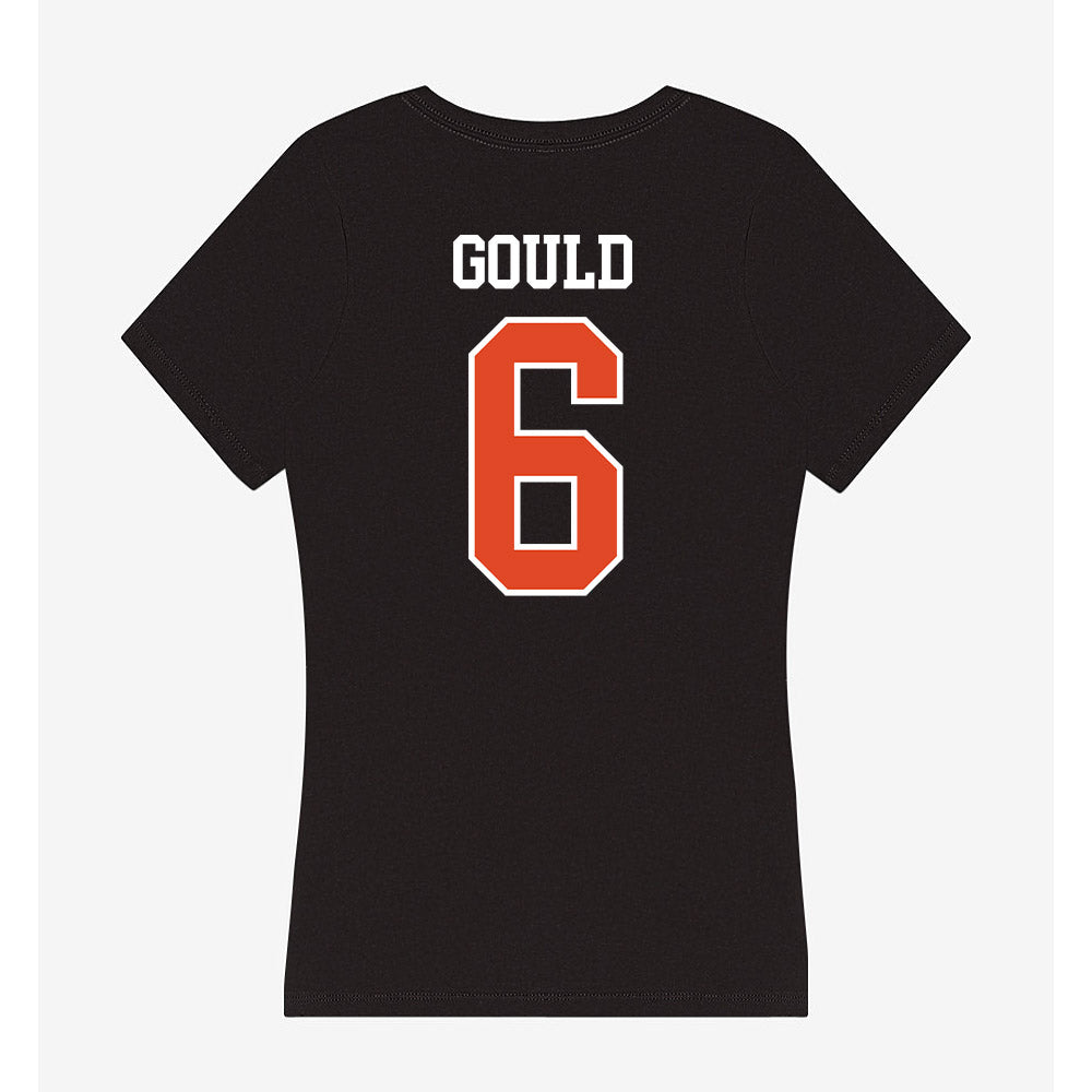 Oregon State - NCAA Women's Volleyball : Bridget Gould - Women's V-Neck T-Shirt-1