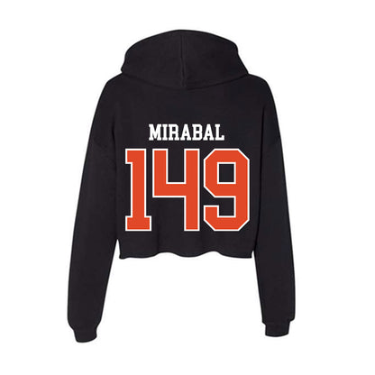 Oregon State - NCAA Wrestling : Moses Mirabal - Women's Crop Fleece Hoodie-1
