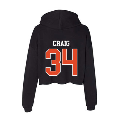 Oregon State - NCAA Football : Sean Craig - Women's Crop Fleece Hoodie-1