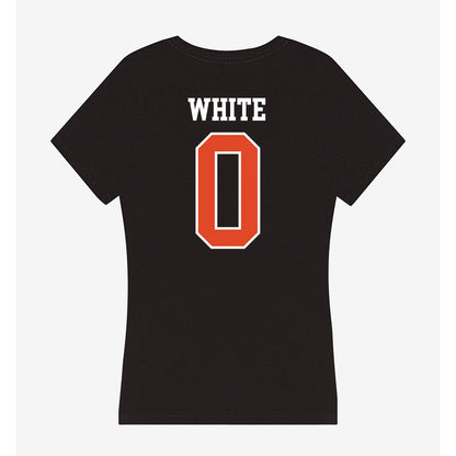 Oregon State - NCAA Men's Basketball : Desmond White - Women's V-Neck T-Shirt-1