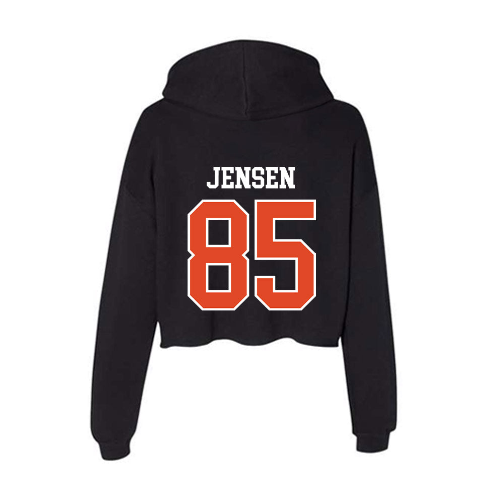 Oregon State - NCAA Football : Cooper Jensen - Women's Crop Fleece Hoodie-1