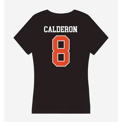 Oregon State - NCAA Women's Soccer : Isa Calderon - Women's V-Neck T-Shirt-1