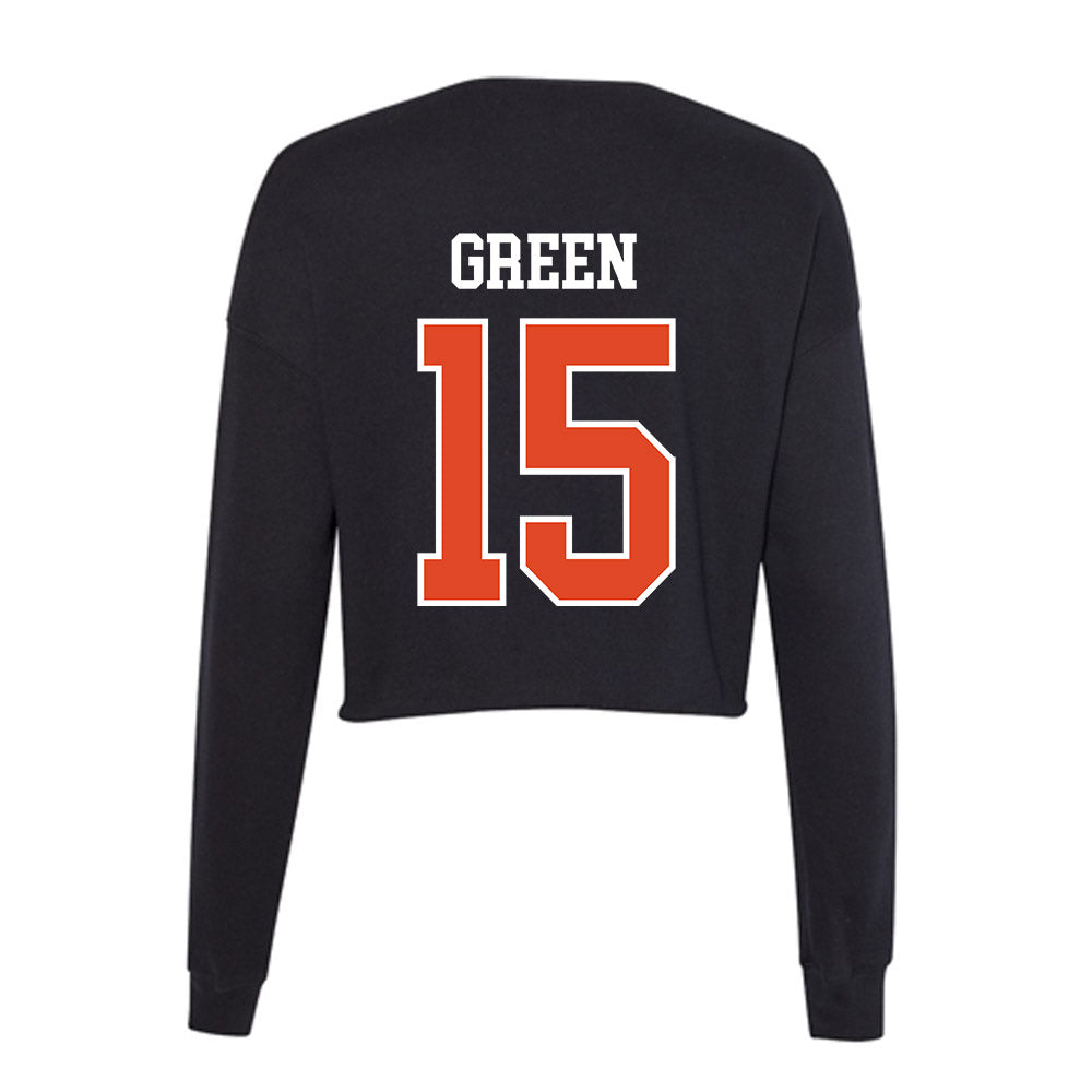 Oregon State - NCAA Women's Volleyball : Cheyenne Green - Women's Cropped Crew Fleece-1