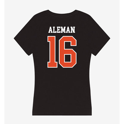 Oregon State - NCAA Softball : Kimberlee Aleman - Women's V-Neck T-Shirt-1
