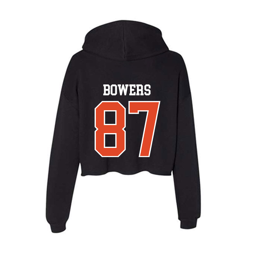 Oregon State - NCAA Football : Jackson Bowers - Women's Crop Fleece Hoodie-1