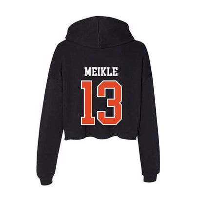 Oregon State - NCAA Football : Shamar Meikle - Women's Crop Fleece Hoodie-1