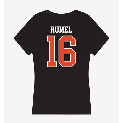 Oregon State - NCAA Women's Volleyball : Lauren Rumel - Women's V-Neck T-Shirt-1