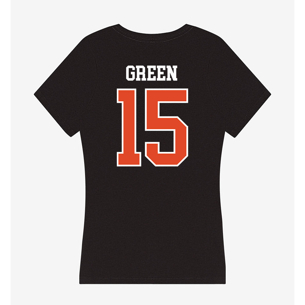 Oregon State - NCAA Women's Volleyball : Cheyenne Green - Women's V-Neck T-Shirt-1