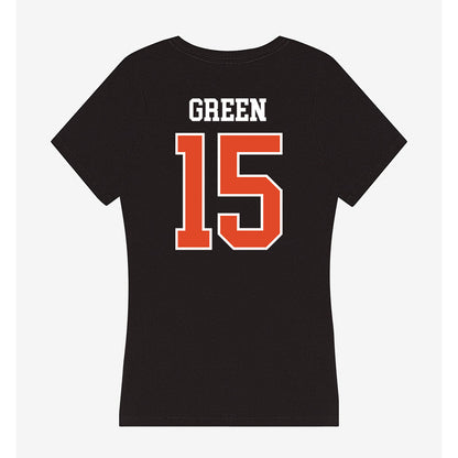 Oregon State - NCAA Women's Volleyball : Cheyenne Green - Women's V-Neck T-Shirt-1