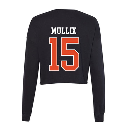 Oregon State - NCAA Football : Tahjae Mullix - Women's Cropped Crew Fleece-1