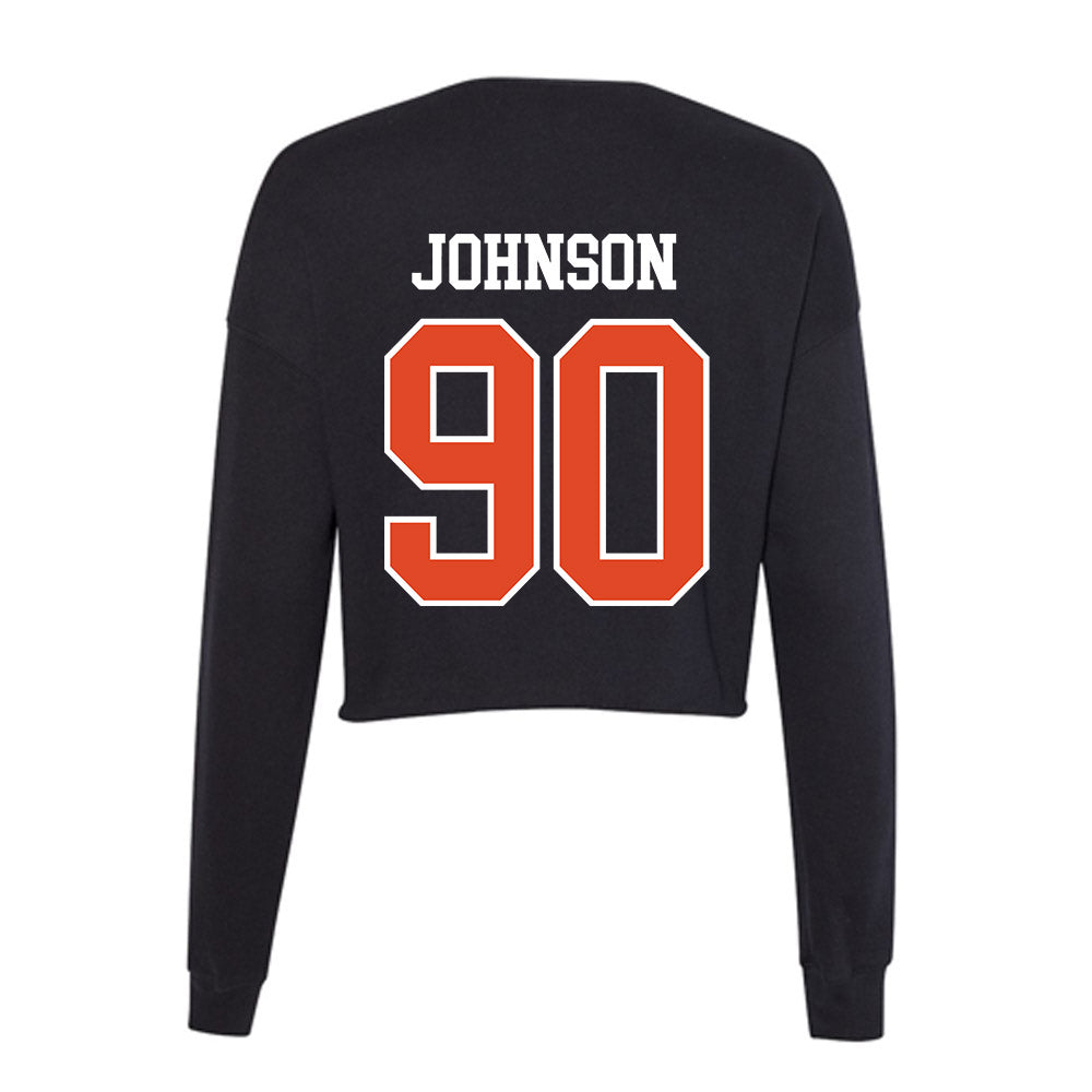 Oregon State - NCAA Football : Jojo Johnson - Women's Cropped Crew Fleece-1