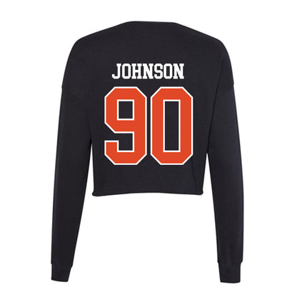 Oregon State - NCAA Football : Jojo Johnson - Women's Cropped Crew Fleece-1